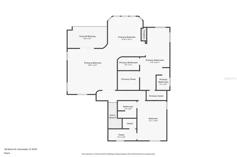 Floorplan - 136 Devon Dr, Clearwater Beach, FL 33767 photo 3 of 4