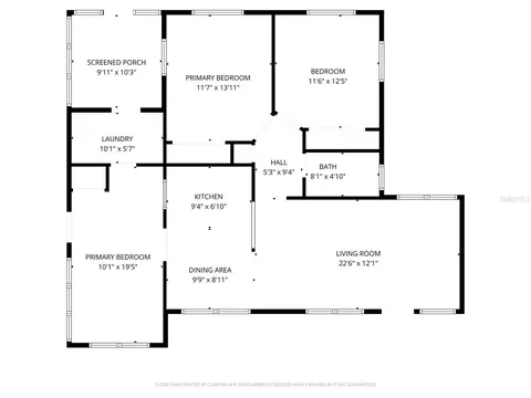 Floorplan - 10949 105th St, Largo, FL 33773 photo 1 of 1