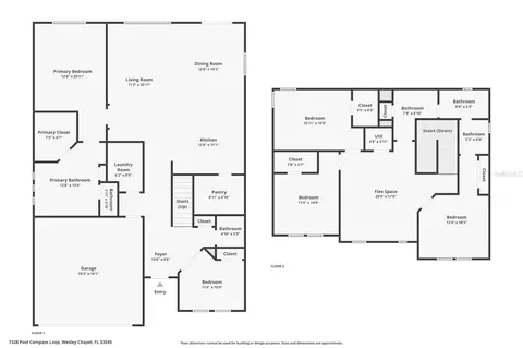 Floorplan - 7328 Pool Compass Loop, Wesley Chapel, FL 33545 photo 2 of 2