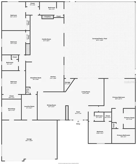 Floorplan - 2995 Exeter Dr, Clearwater, FL 33761 photo 1 of 1