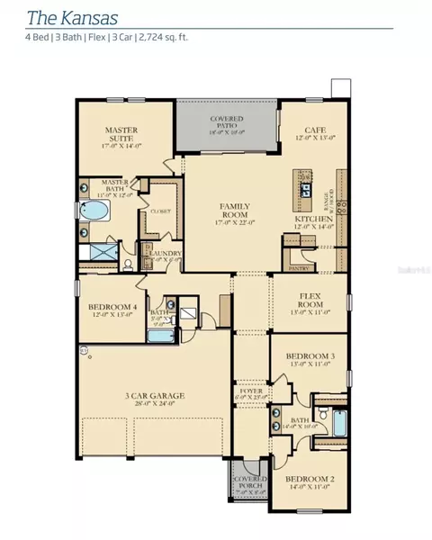 Floorplan - 11614 Sunburst Marble Rd, Riverview, FL 33579 photo 1 of 1
