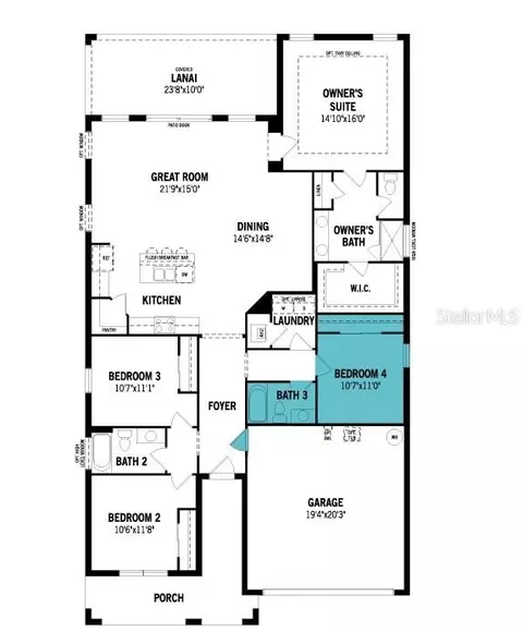 Floorplan - 12406 51st St E, Parrish, FL 34219 photo 1 of 1