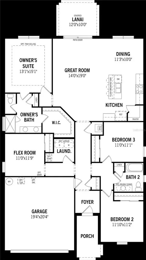 Floorplan - 12430 51st St E, Parrish, FL 34219 photo 1 of 1