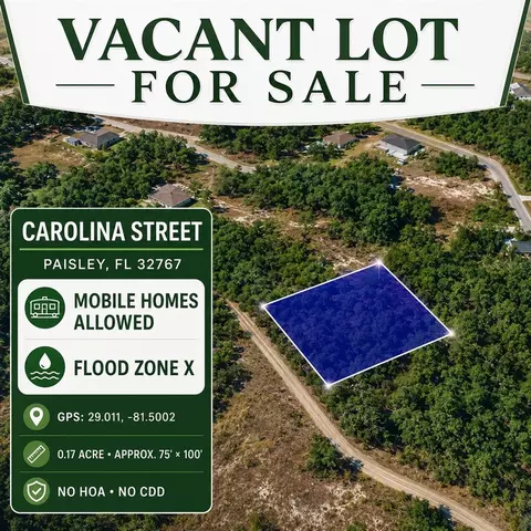 Carolina Street, Paisley, FL 32767
