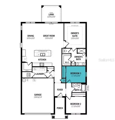 Floorplan - 5031 125th Ave E, Parrish, FL 34219 photo 1 of 1