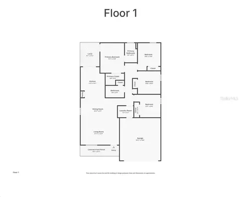 Floorplan - 15544 Florida Breeze Loop, Wimauma, FL 33598 photo 1 of 1