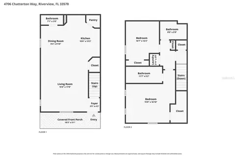 Floorplan - 4706 Chatterton Way, Riverview, FL 33578 photo 1 of 3