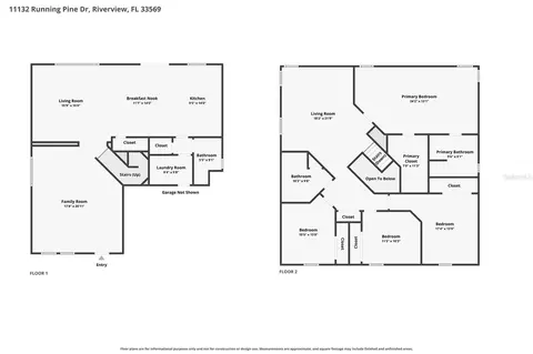 Floorplan - 11132 Running Pine Dr, Riverview, FL 33569 photo 3 of 3