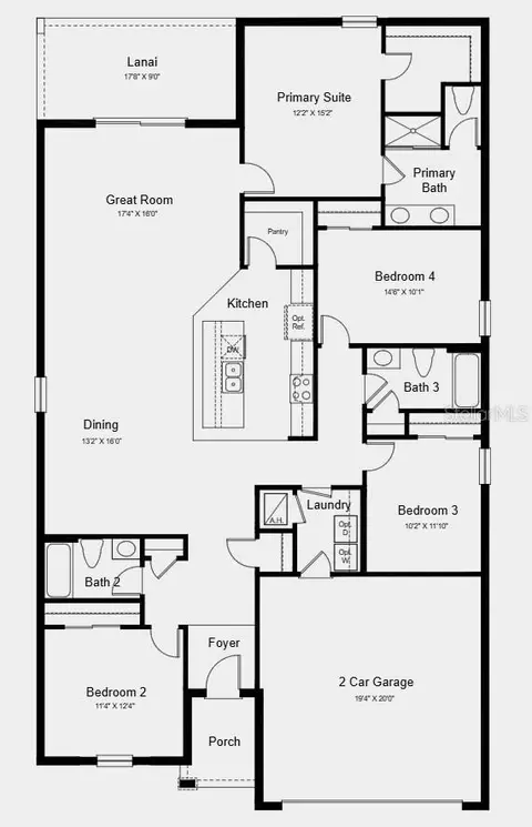 Floorplan - 13321 Commons Ave, Parrish, FL 34219 photo 1 of 1