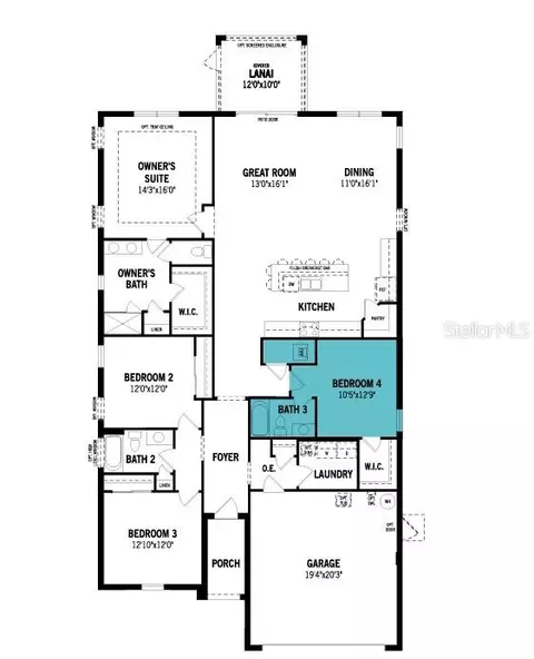 Floorplan - 9223 Aurelia Ave, Parrish, FL 34219 photo 1 of 1