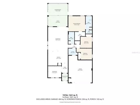 Floorplan - 1109 Old Windsor Way, Spring Hill, FL 34609 photo 1 of 1