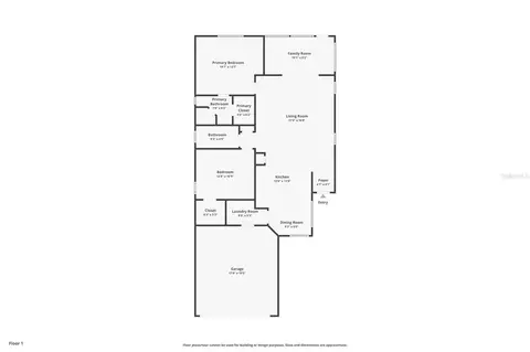 Floorplan - 11314 Shadow Moss Ct, Spring Hill, FL 34609 photo 1 of 1