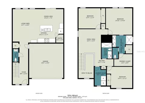 Floorplan - 11861 Brighton Knoll Loop, Riverview, FL 33579 photo 1 of 1