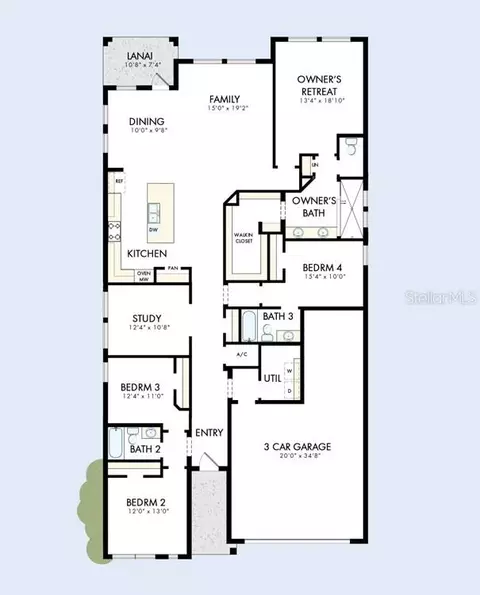 Floorplan - 5653 Coopers Hawk Ct, Saint Cloud, FL 34772 photo 1 of 1