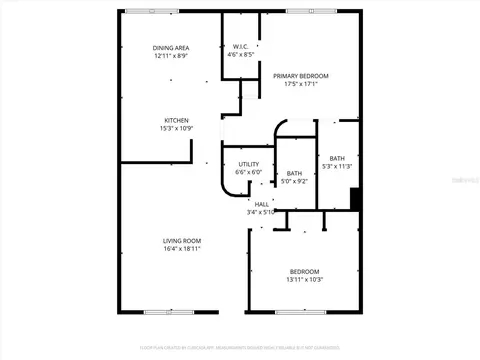 Floorplan - 2209 Utopian Dr E #207, Clearwater, FL 33763 photo 1 of 2