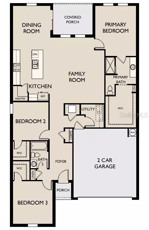 Floorplan - 10861 Curving Creek Loop, Parrish, FL 34219 photo 1 of 1
