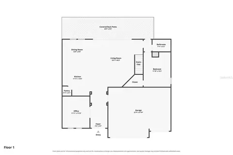 Floorplan - 9125 Warm Springs Cir, Parrish, FL 34219 photo 2 of 3