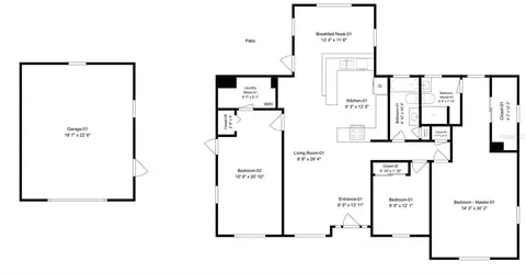 Floorplan - 3805 Mcintosh Rd, Dover, FL 33527 photo 1 of 1