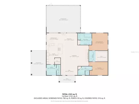 Floorplan - 71 Perry Ln, Enterprise, FL 32725 photo 1 of 1
