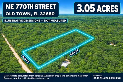 NE 770th Streets, Old Town, FL 32680