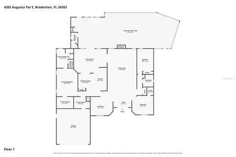 Floorplan - 4202 Augusta Ter E, Bradenton, FL 34203 photo 1 of 1