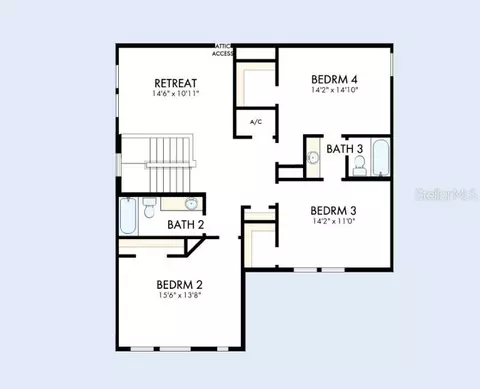 Floorplan - 5807 Native Oak St, Mount Dora, FL 32757 photo 2 of 2
