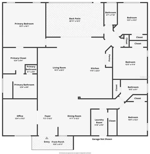 Floorplan - 302 Star Shell Dr, Apollo Beach, FL 33572 photo 1 of 1