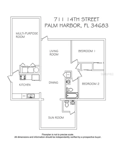 Floorplan - 711 14th St, Palm Harbor, FL 34683 photo 1 of 1
