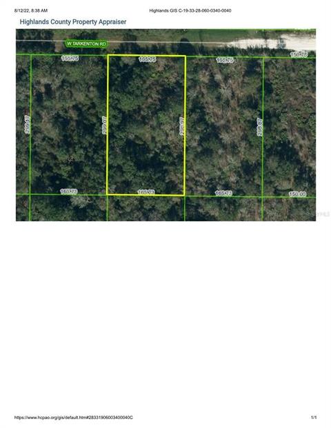 2847 W Tarkenton Rd, Avon Park, FL 33825