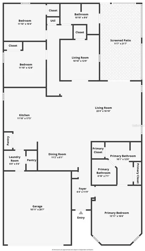 Floorplan - 42 Huntington Pl, Ormond Beach, FL 32174 photo 1 of 1
