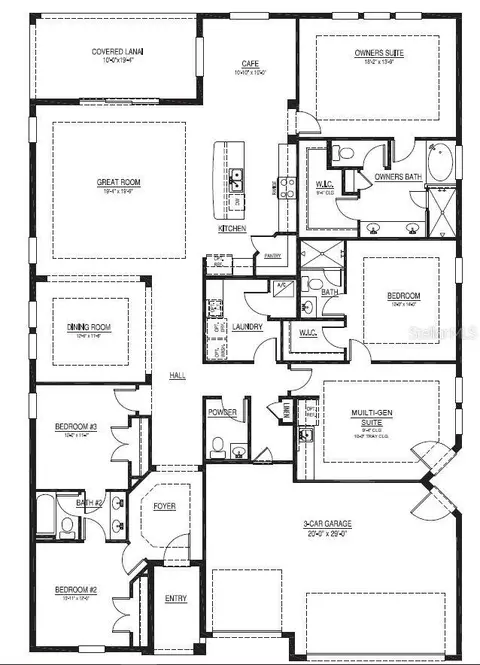 Floorplan - 3295 Arch Ave, Ormond Beach, FL 32174 photo 1 of 1