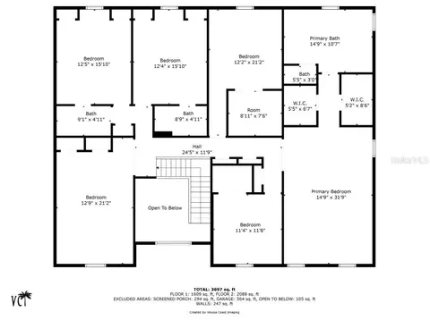 Floorplan - 120 Los Arbor Dr, Deland, FL 32724 photo 2 of 3