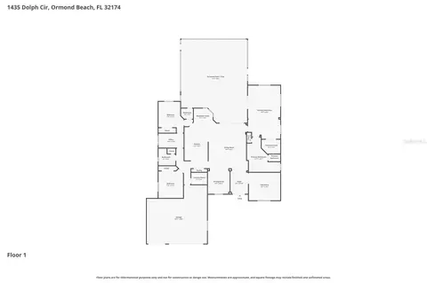 Floorplan - 1435 Dolph Cir, Ormond Beach, FL 32174 photo 1 of 1