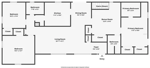 Floorplan - 516 S Exeter St, Eustis, FL 32726 photo 1 of 1