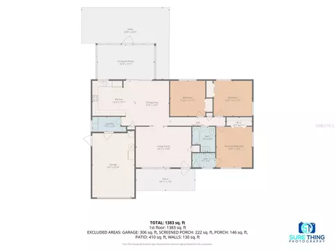 Floorplan - 132 Dawn Dr, Ormond Beach, FL 32176 photo 1 of 1