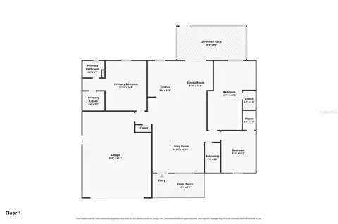 Floorplan - 2512 Pine Tree Dr, Edgewater, FL 32141 photo 1 of 1