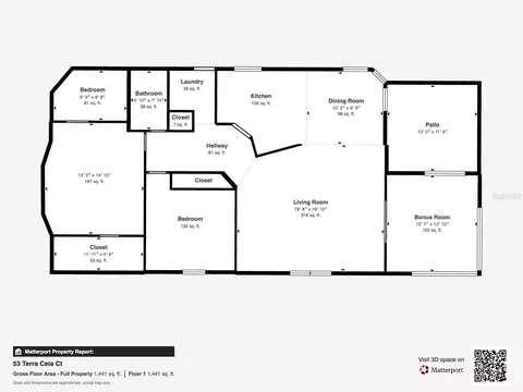 Floorplan - 53 Terra Ceia Ct, Debary, FL 32713 photo 1 of 6