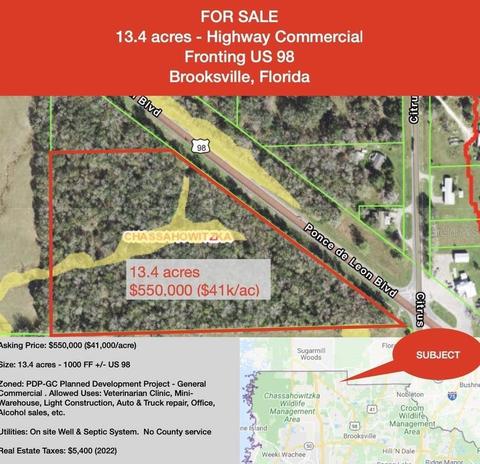 Ponce De Leon Boulevard, Brooksville, FL 34614
