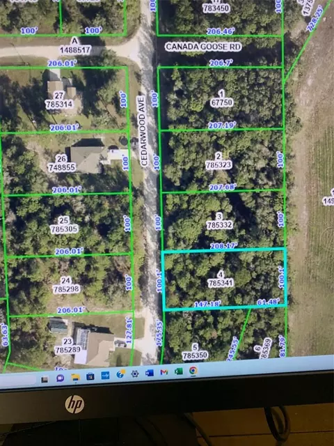Lot 4 Cedarwood Avenue, Weeki Wachee, FL 34614