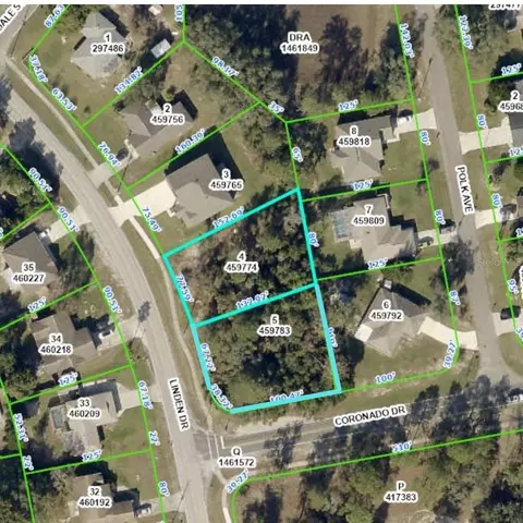 Lots 4 & 5 Linden Drive, Spring Hill, FL 34609