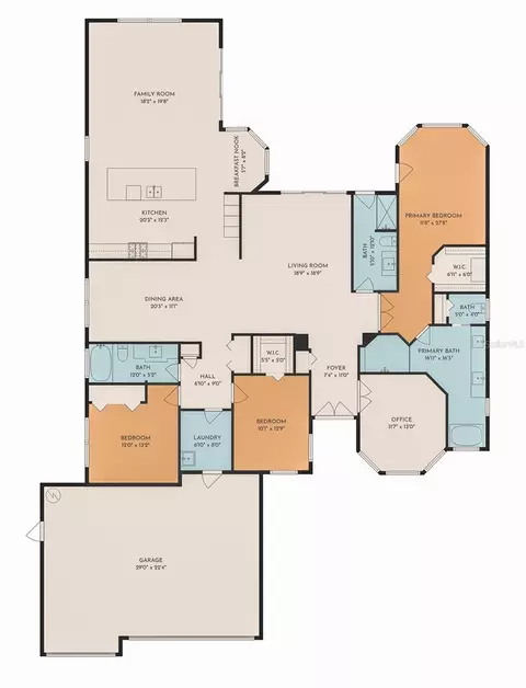 Floorplan - 1543 Parilla Cir, New Port Richey, FL 34655 photo 1 of 1