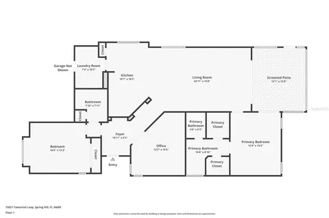 Floorplan - 15021 Tamarind Loop, Spring Hill, FL 34609 photo 2 of 2