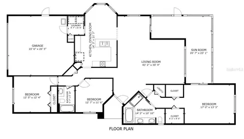 Floorplan - 9222 Bonnington Dr, Trinity, FL 34655 photo 1 of 1
