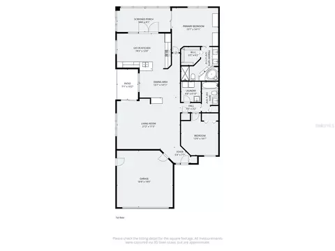 Floorplan - 1018 Castille Dr, Spring Hill, FL 34608 photo 1 of 1