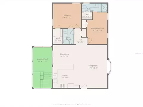Floorplan - 3347 Oleander Dr, Hernando Beach, FL 34607 photo 1 of 2