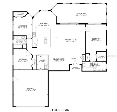 Floorplan - 12186 Lamont Dr, Spring Hill, FL 34608 photo 1 of 1