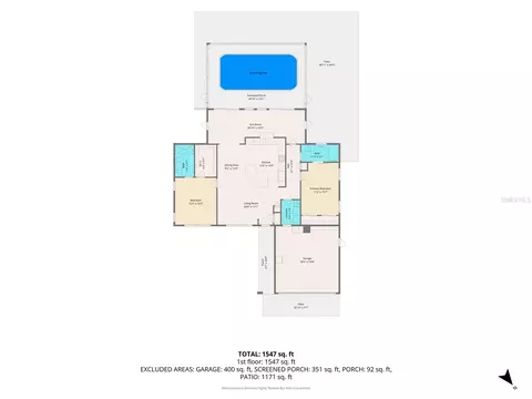 Floorplan - 4211 Augustine Rd, Spring Hill, FL 34609 photo 1 of 1