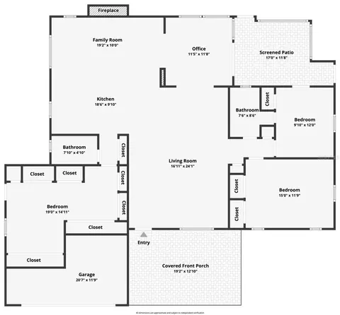 Floorplan - 1185 Macfarlane Ave, Spring Hill, FL 34608 photo 1 of 1