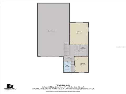 Floorplan - 3200 Gulf Winds Cir, Hernando Beach, FL 34607 photo 2 of 3