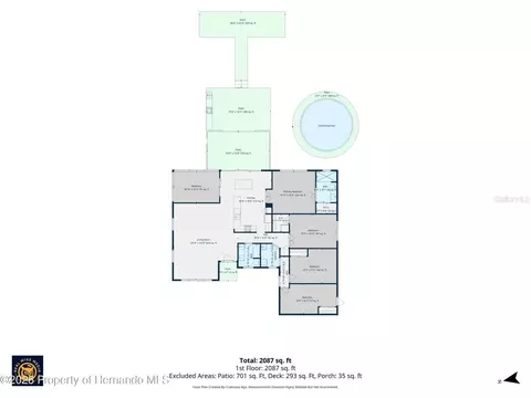 Floorplan - 4108 Daisy Dr, Hernando Beach, FL 34607 photo 1 of 1
